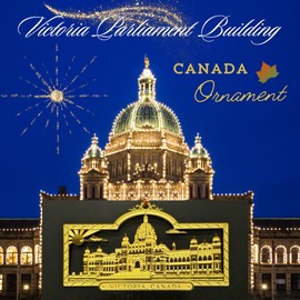 Victoria Canada Ornament Brass Parliament Building