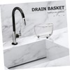 Gatuida 1Pc Sink Drainer Basket Lightweight Corner Mesh Storage for