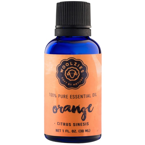 Woolzies 100% Pure & Natural Sweet Orange Essential Oil | Cold-Pressed Vegan | Best Undiluted Therapeutic Grade Citrus Oil – Happy Energize Motivate & Uplift | for Diffusion Internal or Topical Use