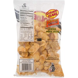 Golden Flake Snack Foods Sweet Heat Barbecue Flavored Fried Pork Skins 3 oz. Bag (3 Bags)