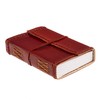 Medium Stitched Leather Journal | 125 Unlined Recycled Paper Pages