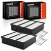A-Premium Filtro de aire de motor de 2 piezas compatible