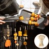 JIYIN Pack of 100 Barbecue Sticks, 15 cm Bamboo Skewers,