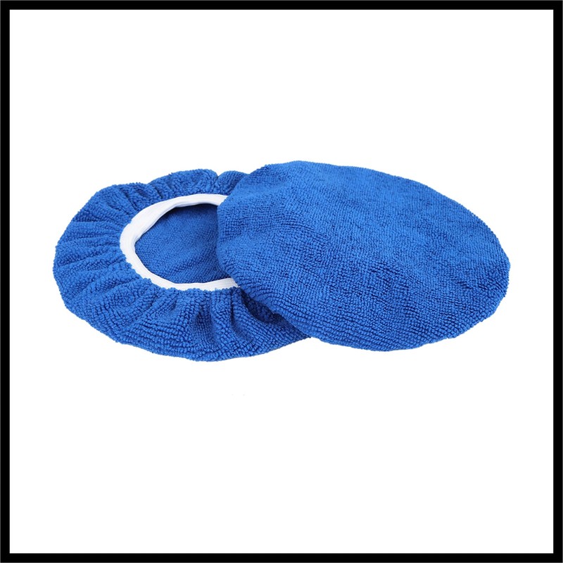 Hihaha 10pcs 5-6 Inch Soft Microfiber Car Waxing Polisher Pad