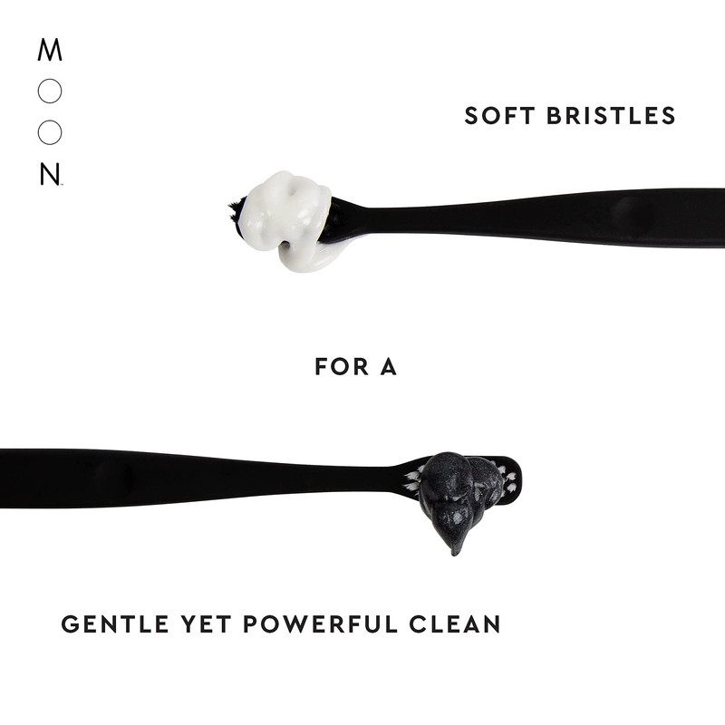MOON MOON Soft Bristle Toothbrush 4-Pack - Extra Soft Toothbrushes