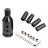 muge racing Universal Gear Shift Knob Adapter,Aluminum Alloy M12x1.25Shift Knob