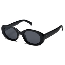 Allarallvr Retro Oval Sunglasses for Women Vintage Inspired Designer Style Shades Sunnies Gafas De Sol AR82023