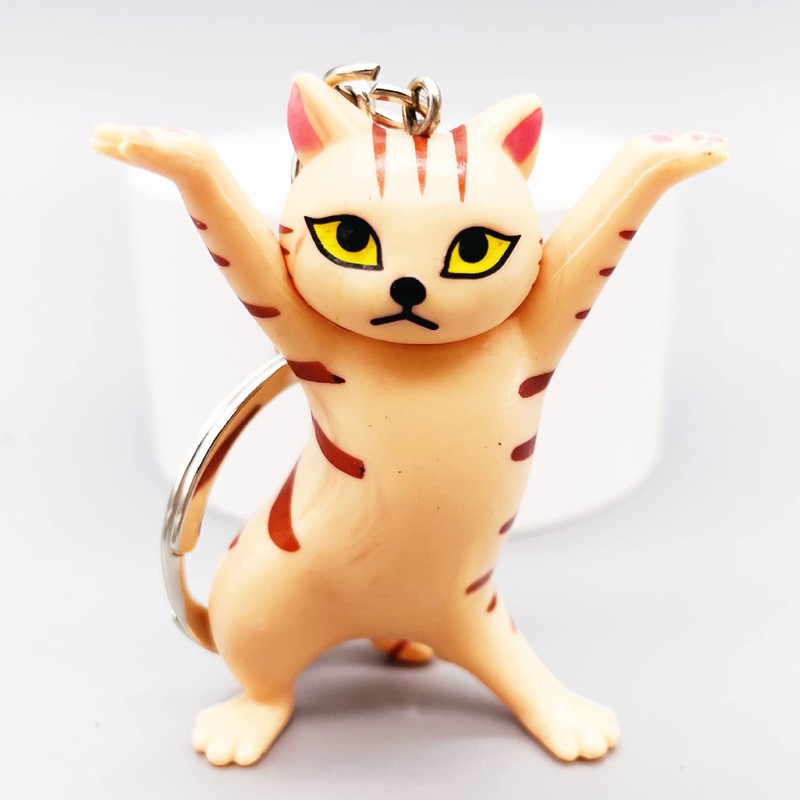 Shining crown Cat Keychain, Cute Cat Keyring, Cartoon Magical Cat