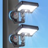 LIFENGSOLER Magnetic Solar Lights Outdoor with Motion Sensor, 92LEDs 600