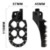 Motorcycle Foot Pegs Footpegs Wider Rest Pedal CNC for 72V