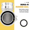 Venussar Type DA Cam and Groove Hose Fitting, 90 Degree