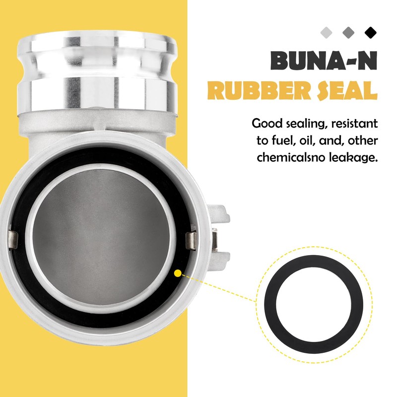 Venussar Type DA Cam and Groove Hose Fitting, 90 Degree