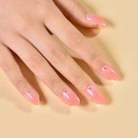 MISS MODA Gel Nail Seal, Nail Seal, Curing Type, Lasts for 2 Weeks Easy, Easy Off, Nail Seal, Salonk-Grade 3D Look, Starter Kit, Just Stick, 36 Tips + UV Light