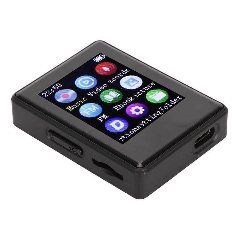 MP3 Player Bluetooth 5.0 1.77 Inch Screen HiFi Recording Electric