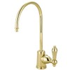Kingston Brass Gourmetier KS7192AL Restoration Single Handle Water Filtration Faucet,