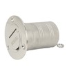 Boat Filler Right Angle Clamshell 316 Stainless Steel Hardware for