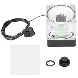 Water Pump PUBM4YT Integrated 7cm Sturdy Computer Water Cooler with Flow Indicator for Computer CPU