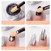 5 Pieces Single Sided Makeup Brushes and 5 Pieces Double