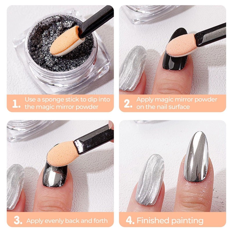 5 Pieces Single Sided Makeup Brushes and 5 Pieces Double