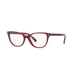 Valentino VA3069-5115 Eyeglass Frame TRANSPARENT RED w/DEMO LENS 54mm