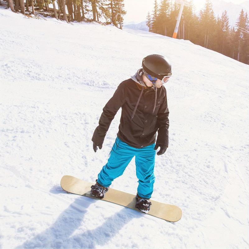 Multigot Sledding Board Skiing Board W/Adjustable Foot Straps Winter Sports