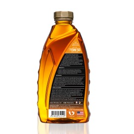 Ultra1Plus SAE 15W-50 Full Synthetic 4T Engine Oil, API SN, JASO MA2-6 Quarts