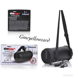 2BOOM Mini Bass King Wireless Bluetooth Portable Speaker with FM Radio [Black]