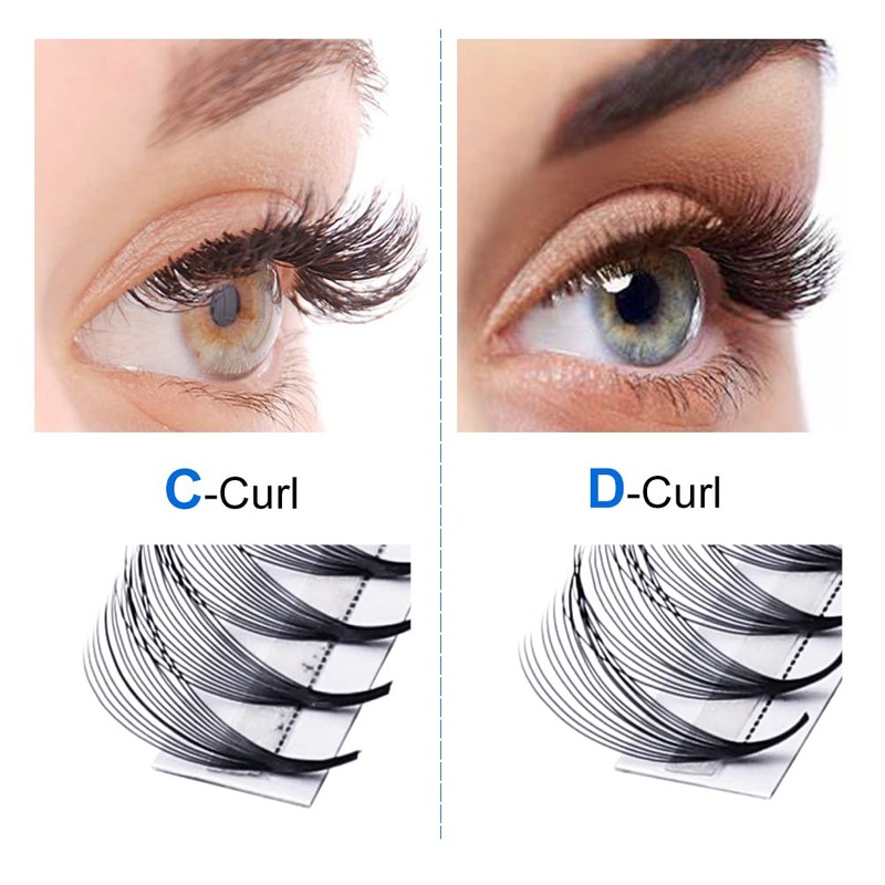 Ready-to-Use Fan Eyelashes, 14D Volume Eyelashes, Ready-to-Use Eyelash Fans, Volume