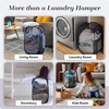 Handy Laundry Collapsible Mesh Foldable Hamper 14" x 14' x