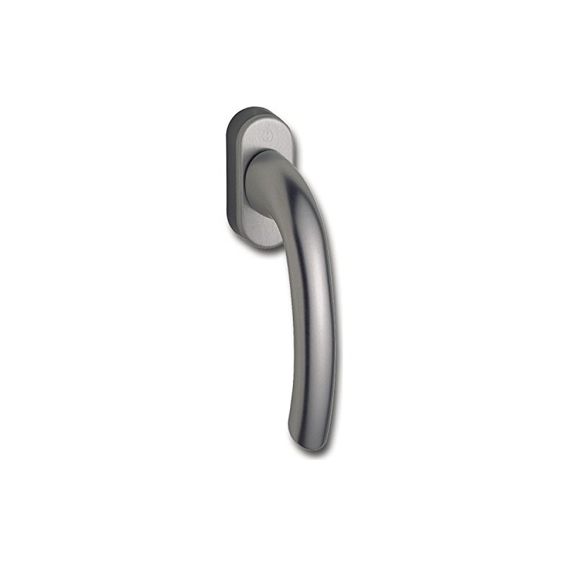 Hoppe Tokyo Window Handle with Ratchet Mechanism, Square, 7 x