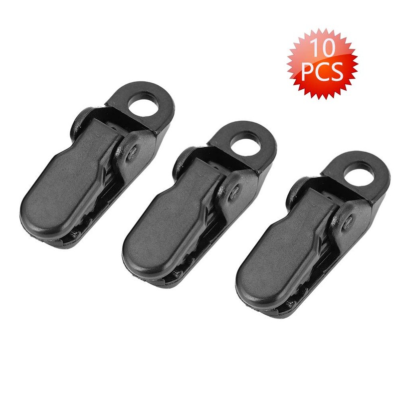 Demeras Windproof Awning Clamps Tarp Clips Snap Teeth to Shaped