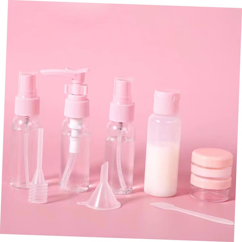 FRCOLOR Shampoo Lotion Travel Bottles Set 10 Pcs Refillable Toiletry