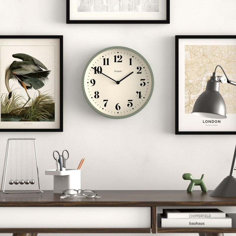 NEWGATE® Number Four Modern Wall Clock - Small Wall Clocks