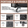Reusable Grocery Bag on Wheels,Foldable Rolling Tote Bag,Heavy-Duty Trolley