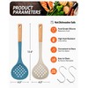 Kitchen Ladle Strainer, Large Slotted Spoon with High Heat Resistant