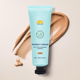 Tinted Sunscreen for Face SPF30+ 100ml Each - Full - Face Complexion Perfector - Sweat - Proof & Moisturizing (Tan)