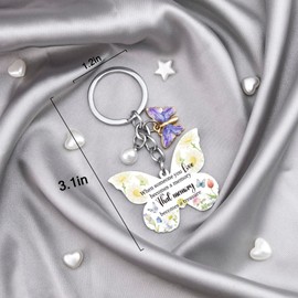 Sympathy Gifts for Loss of Loved One Memorial Gifts for Loss of Mom Dad in Memory of Loved One Gift Memorial Keychain Remembrance Gift for Lost Lover Bereavement Condolence Grief Present Keyring