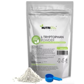 NutriVitaShop 2X 500g (1000g 2.2 lb) 100% PURE L-TRYPTOPHAN AMINO ACID USP GRADE SLEEP POWDER
