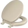 Mayfair Padded Toilet Seat, Cushioned Soft Vinyl over Wood Core