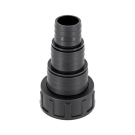 REKUBIK Stepped Hose Nozzle Internal Thread Union Nut x Nozzle 3-Stage Size 1 1/4 Inch Female x 25/18/12 mm