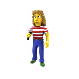 NECA Simpsons 25th Anniversary - Roger Daltrey 5" Action Figure Series 2