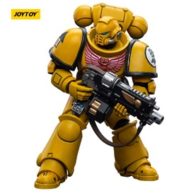 JOYTOY Warhammer 40k Imperial Fists, Imperial Fists Intercessors 1/18 Action Figure, Dedicated to You Who Love Collecting