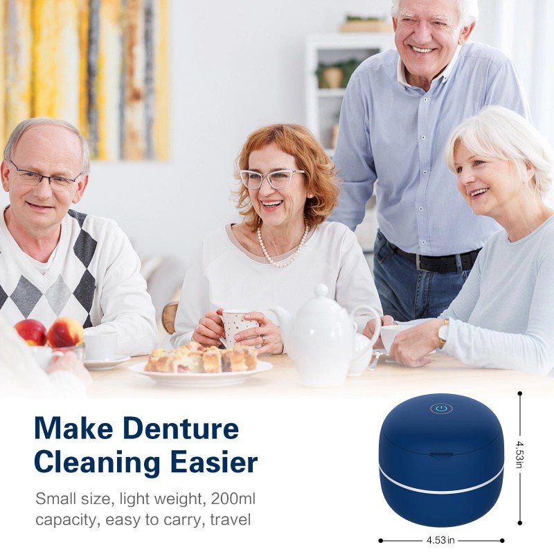 LIFEES Dental Ultrasonic UV Cleaning False Teeth Aligner Retainer Mouth