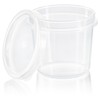 com-four® 96 x Storage Containers with Lids - Universal Plastic