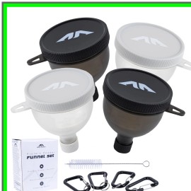 MODAIS On-the-Go Protein Powder Funnel and Cleaning Brush Set