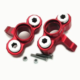 Aluminum Front Steering Knuckle Arm for ARRMA 1/5 KRATON Outcast 8S Replace ARA330558 ARA340158 - RED