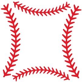 Vinyl Baseball Wall Decals Big Baseball Stitches Stickers Peel and Stick Ceiliing Decals Baseball Lace Wall Stickers Large Sport Ball Wall Stickers for Teens Boy Girl Bedroom Playroom Decor