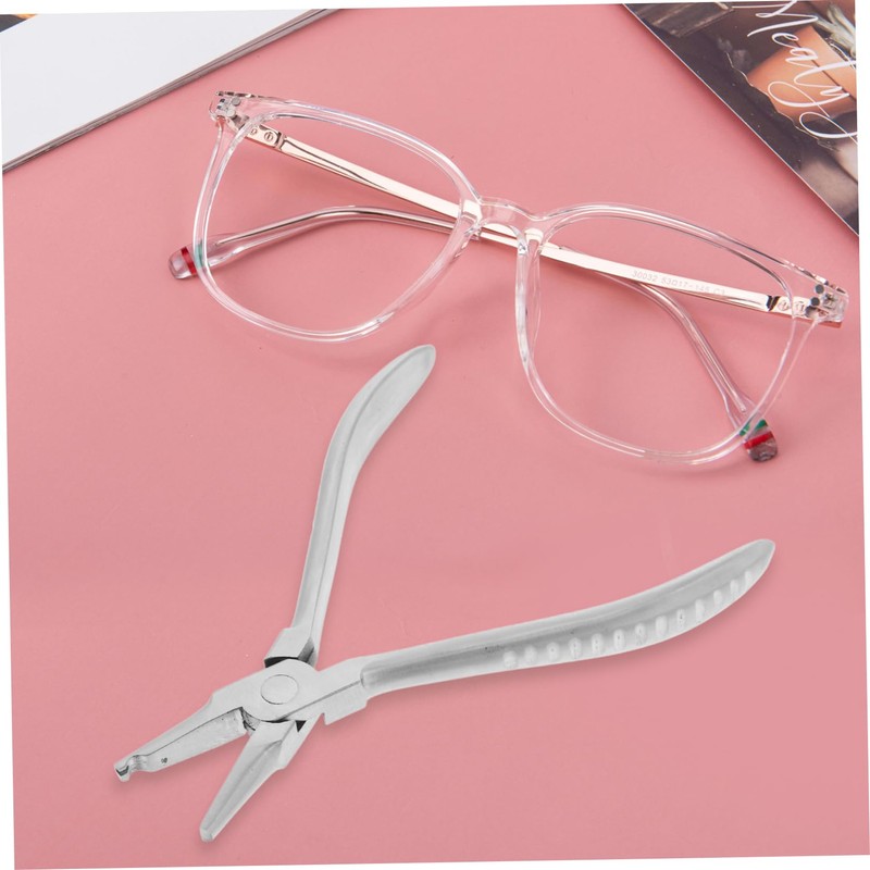 SAFIGLE Eyeglass Repair Plier Kit Stainless Tool for Frame Adjustments