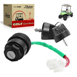 Roykaw Golf Cart Ignition Key Switch Compatible with Yamaha G19 (1996-2002) and G22 (2003-2007) Electric Models, Replaces OEM# JR1-82510-02-00