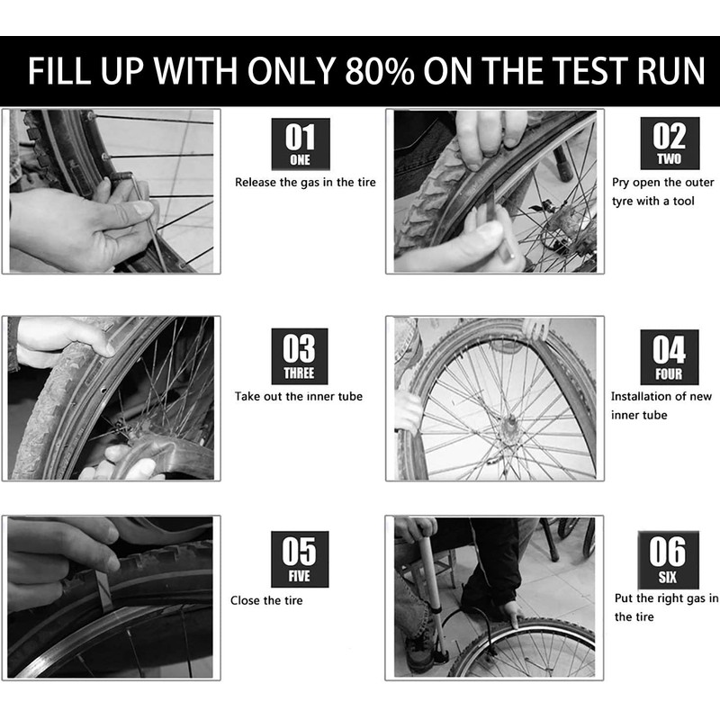 CalPalmy 28’’ x 1.75/1.95/2.125 Road/Mountain Bike Replacement Inner Tubes Schrader
